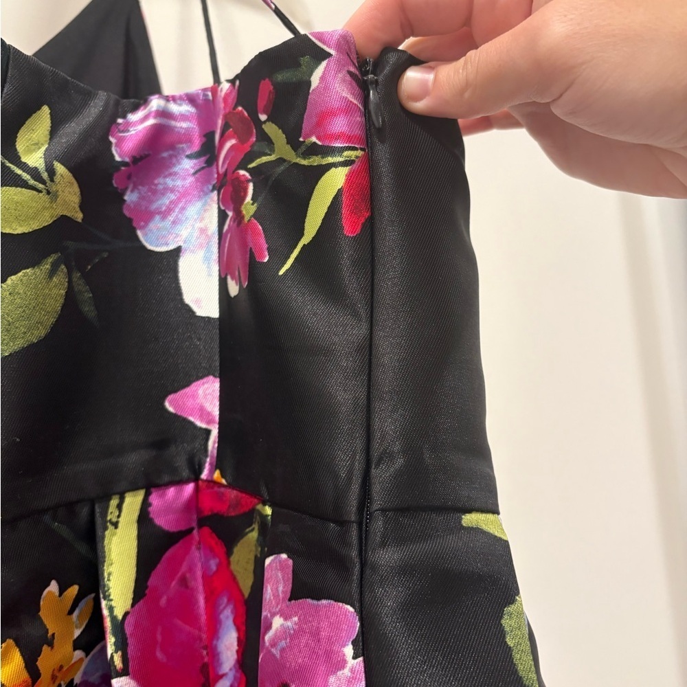BCX Black Floral Maxi Dress - Picture 6 of 11
